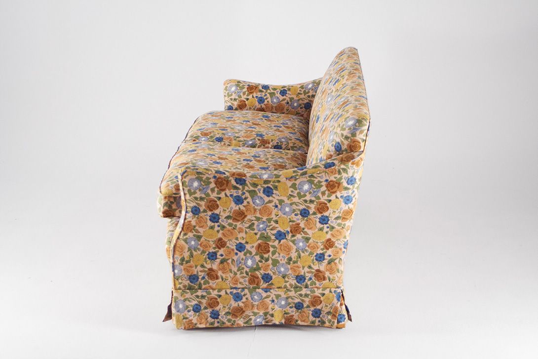 Foto Romantic Floral Print Two-Seater Sofa b:152 Scotland 1960