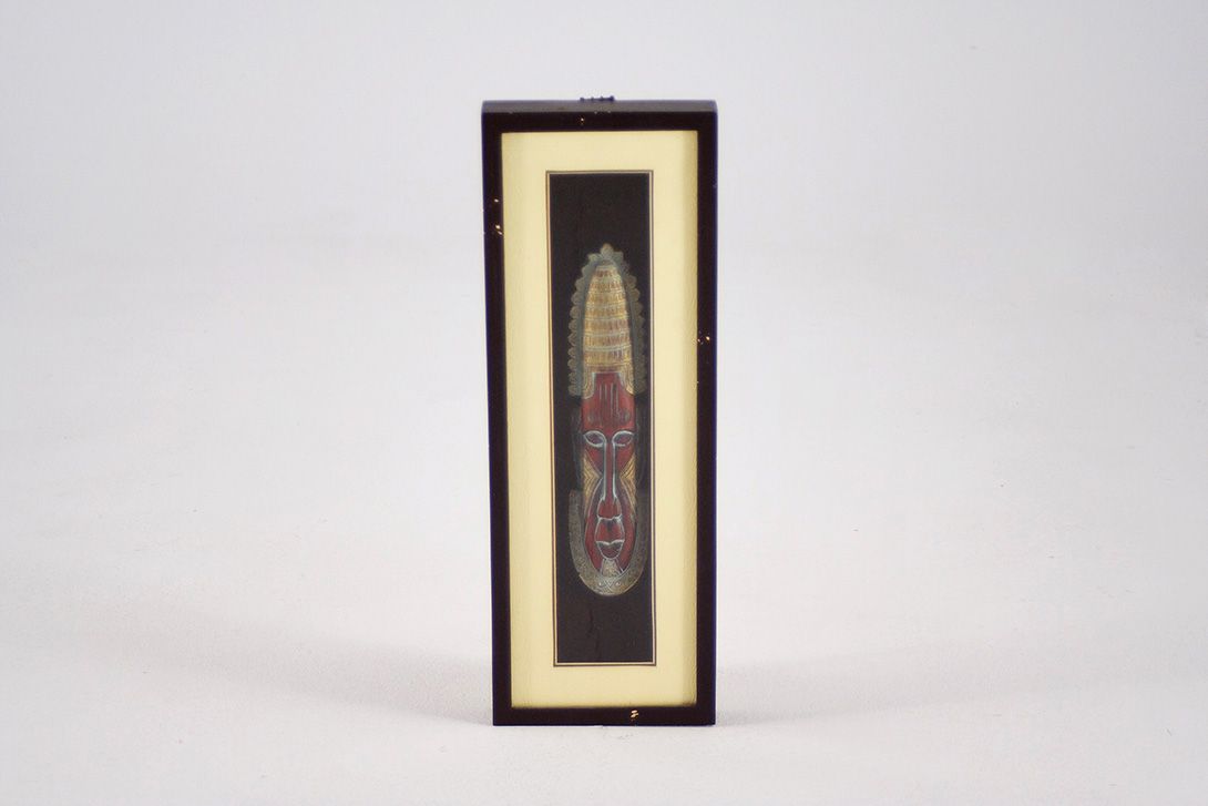Foto Diorama African Mask 1976 h45x16 18D3