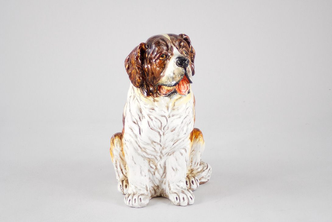 Foto Big Saint Bernand Dog Figurine  h60x55x35