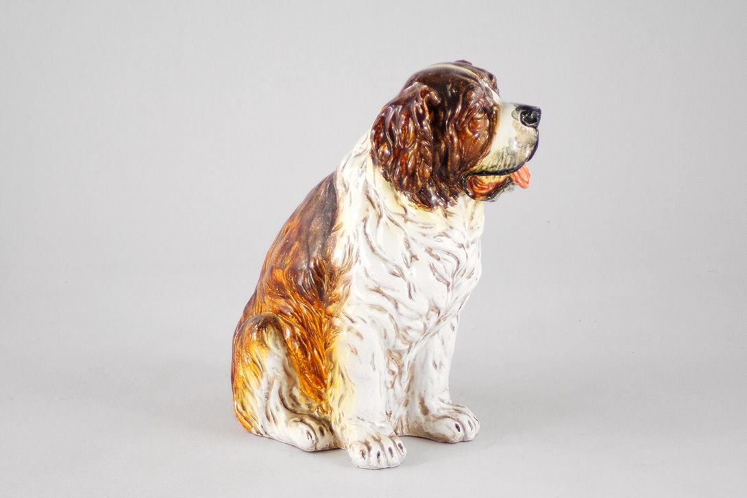 Foto Big Saint Bernand Dog Figurine  h60x55x35