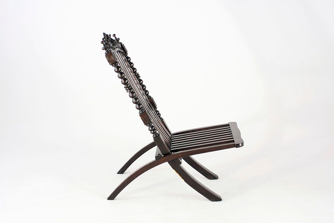 Foto Colonial Folding Chair 1880 h100x52x85