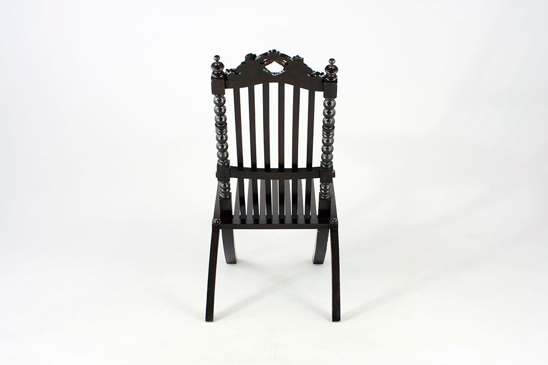 Foto Colonial Folding Chair 1880 h100x52x85