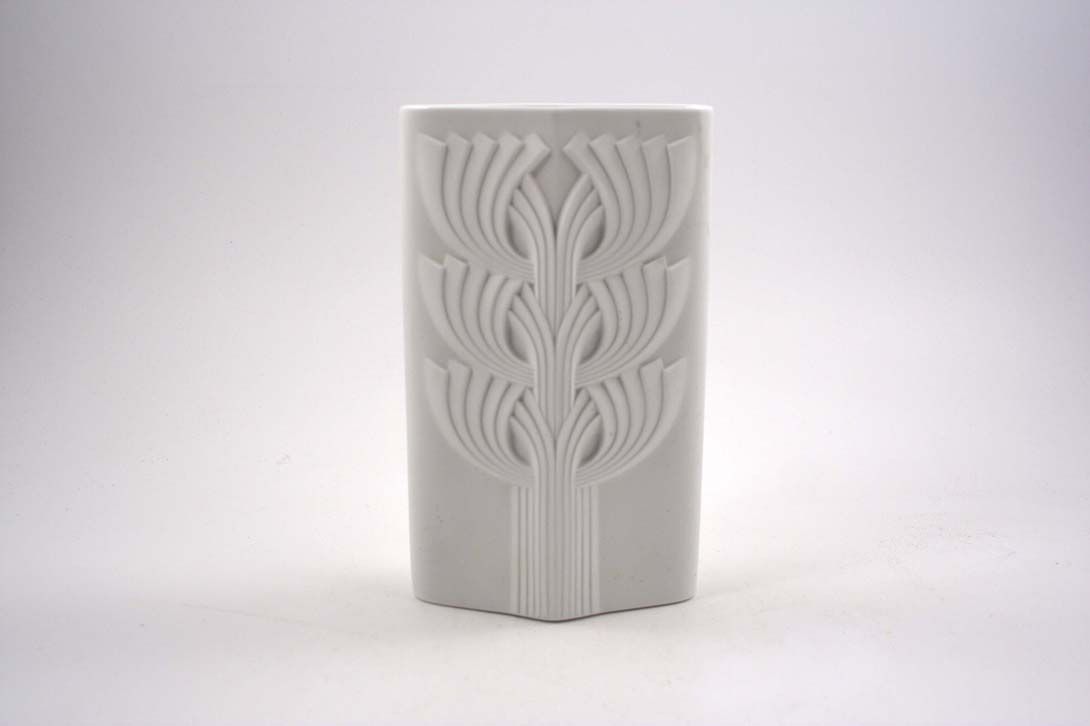 Foto Porcelain Table Vase White Sweden 1975