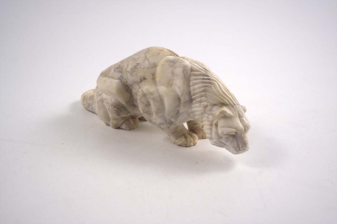 Foto Little Tiger Sculpture Marble 1923