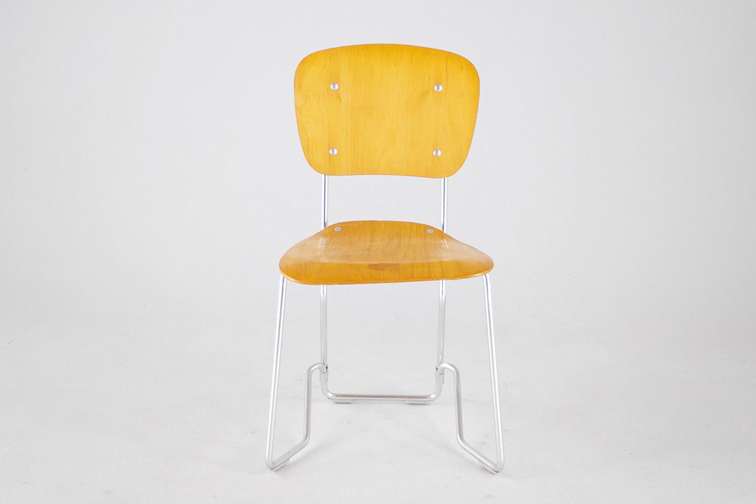 Foto Classy Light Plywood Wirth Aluflex Chair *