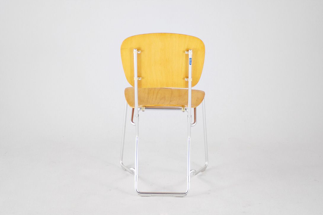 Foto Classy Light Plywood Wirth Aluflex Chair *