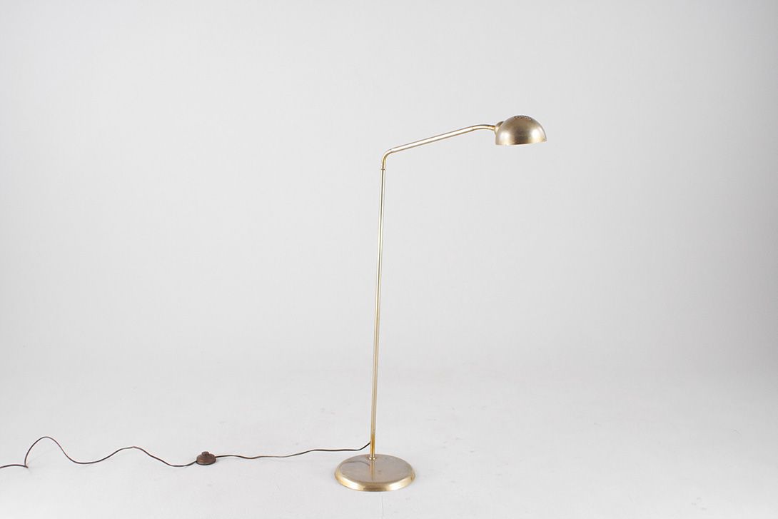 Foto Pair of Metal Floor Lamps Chrome h115