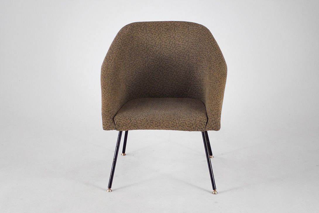 Foto Modern Grey Cocktail Armchair GDR 1962 h75x68x80