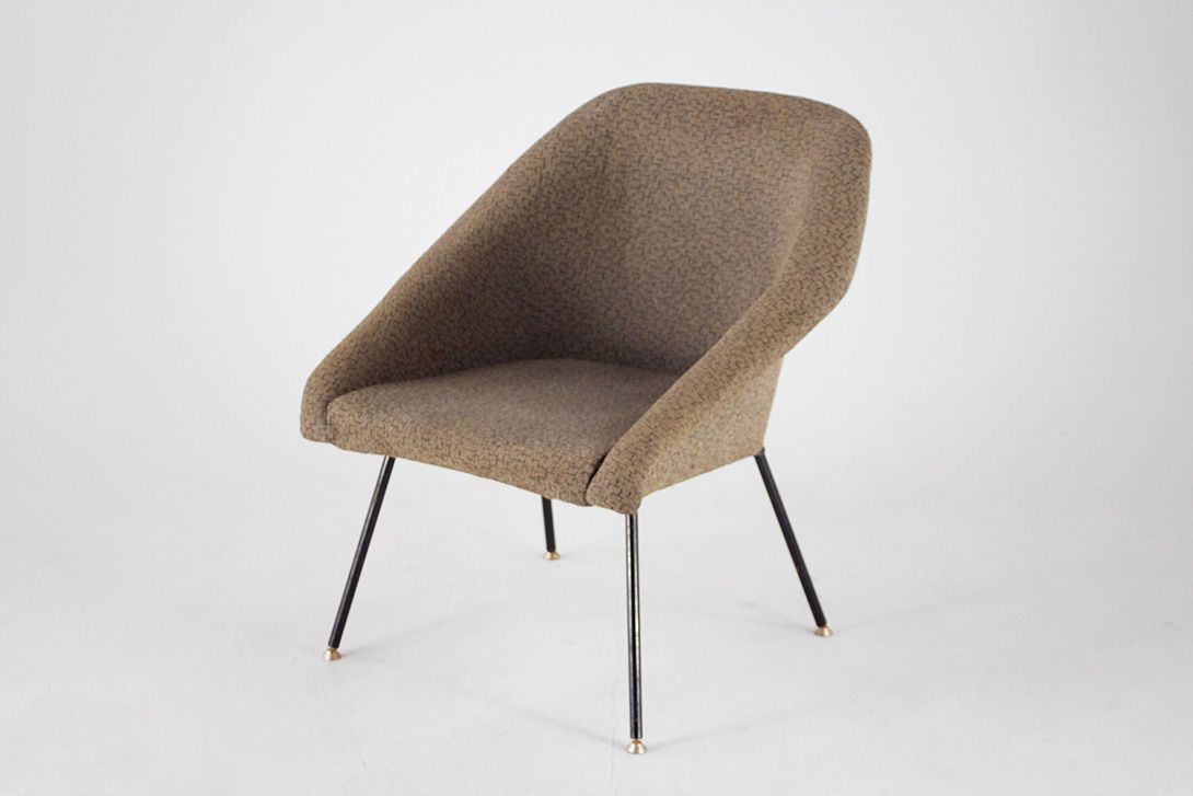 Foto Modern Grey Cocktail Armchair GDR 1962 h75x68x80