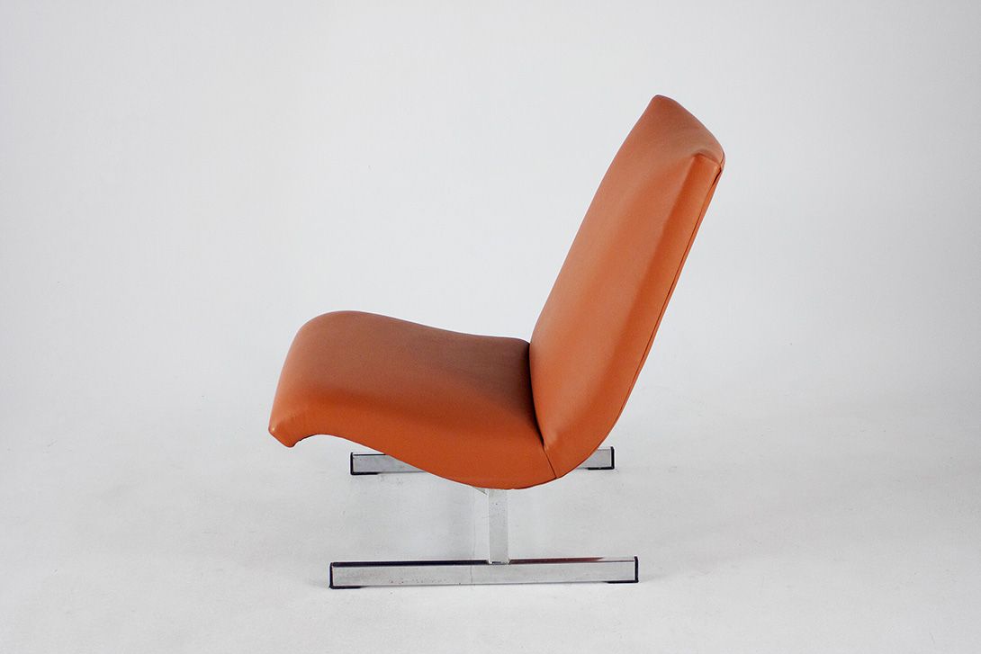 Foto Milo Baughman Slipper Chair for Thayer Coggin *