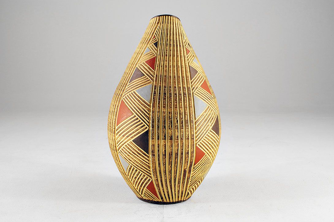 Foto African Floor Vase with handle A7