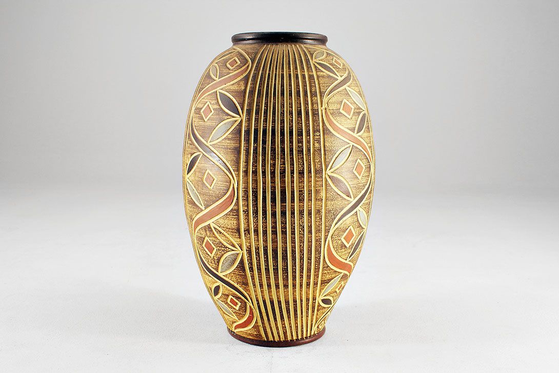 Foto Floor Vase with African Patterns h65 A7