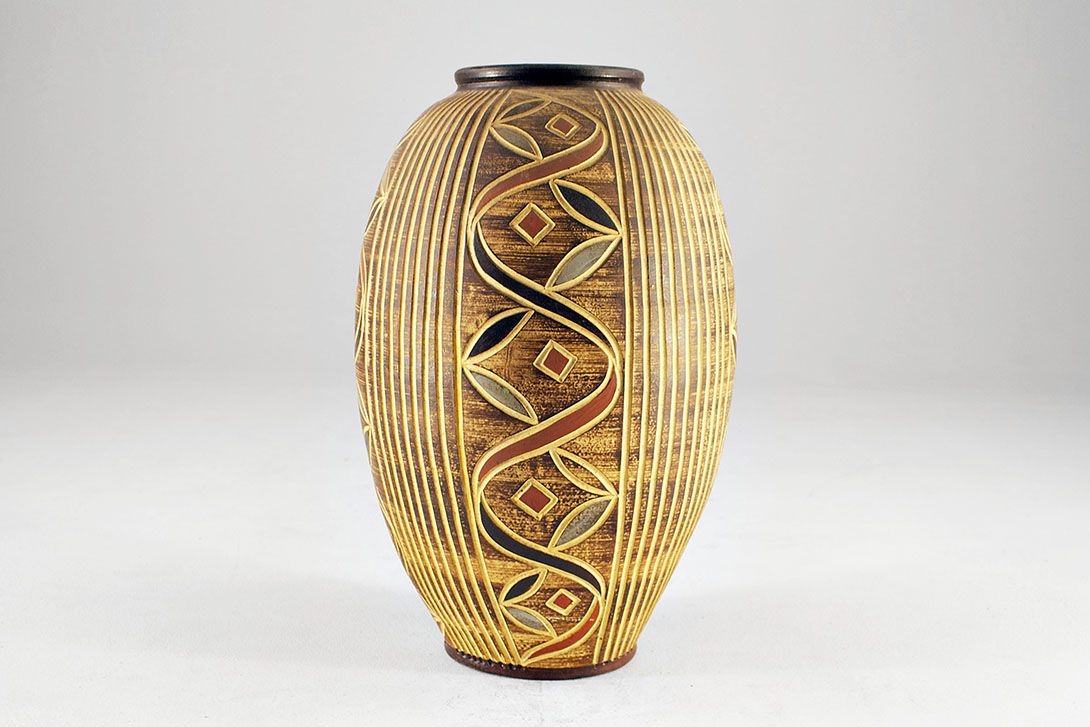 Foto Floor Vase with African Patterns h65 A7