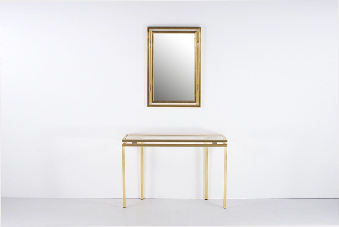 Foto Pierre Vandel Paris Console with Mirror h75x110x35