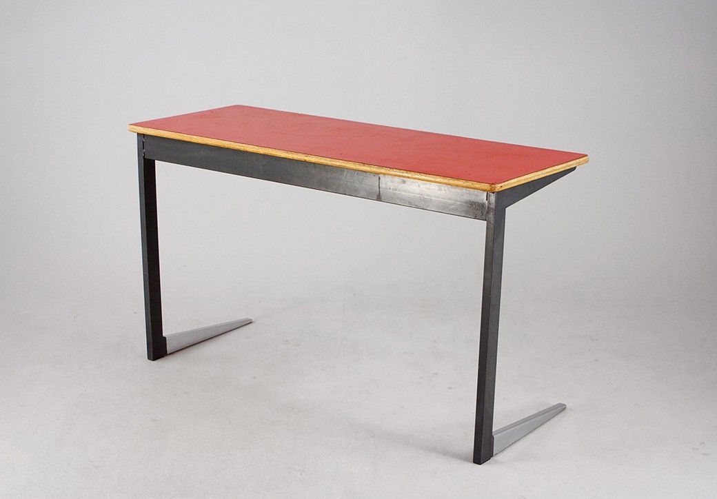 Foto Nelson Narrow Red Desk h76x130x50