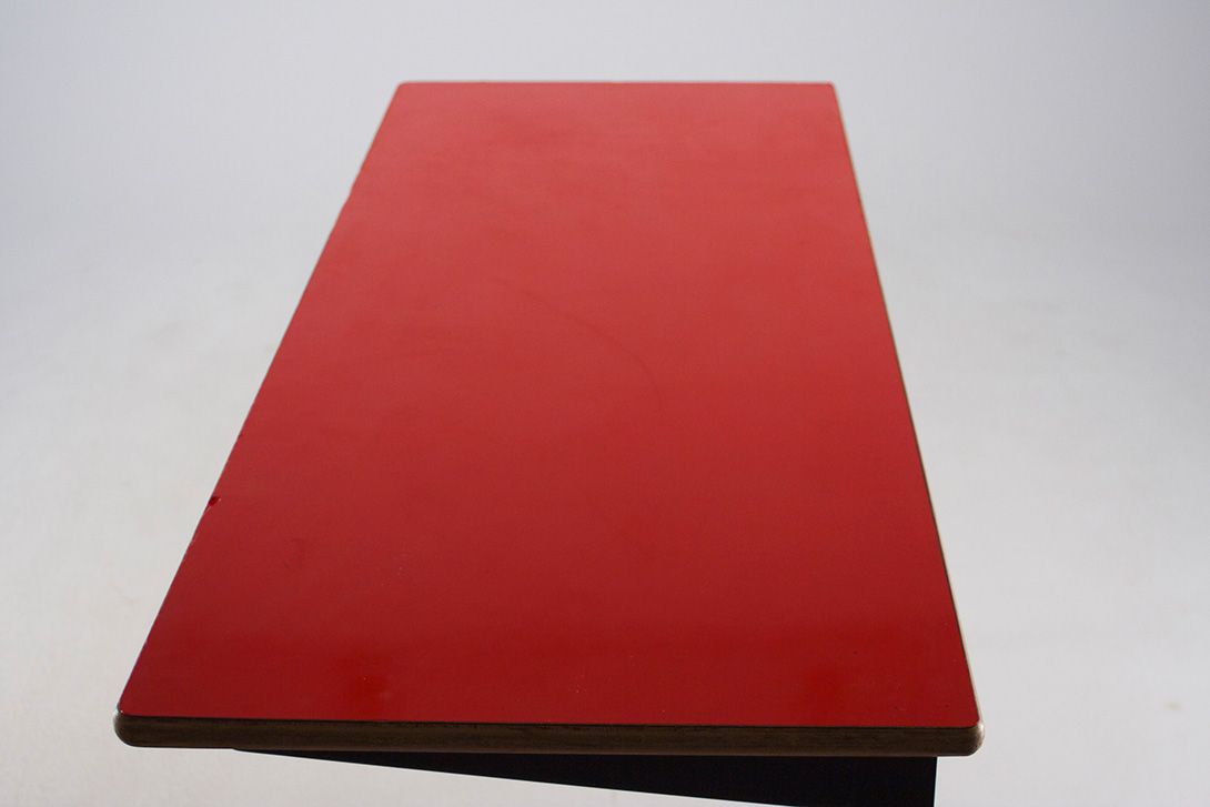 Foto Nelson Narrow Red Desk h76x130x50