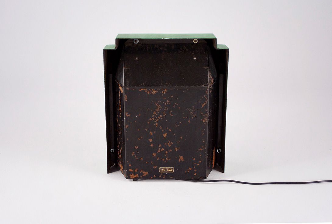 Foto Green Electric Fireplace, Art Deco h65x52x25
