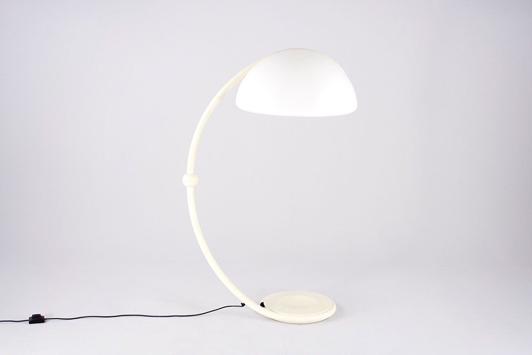 Foto Martinelli White Floor Lamp Serpente 2131 h123 A1