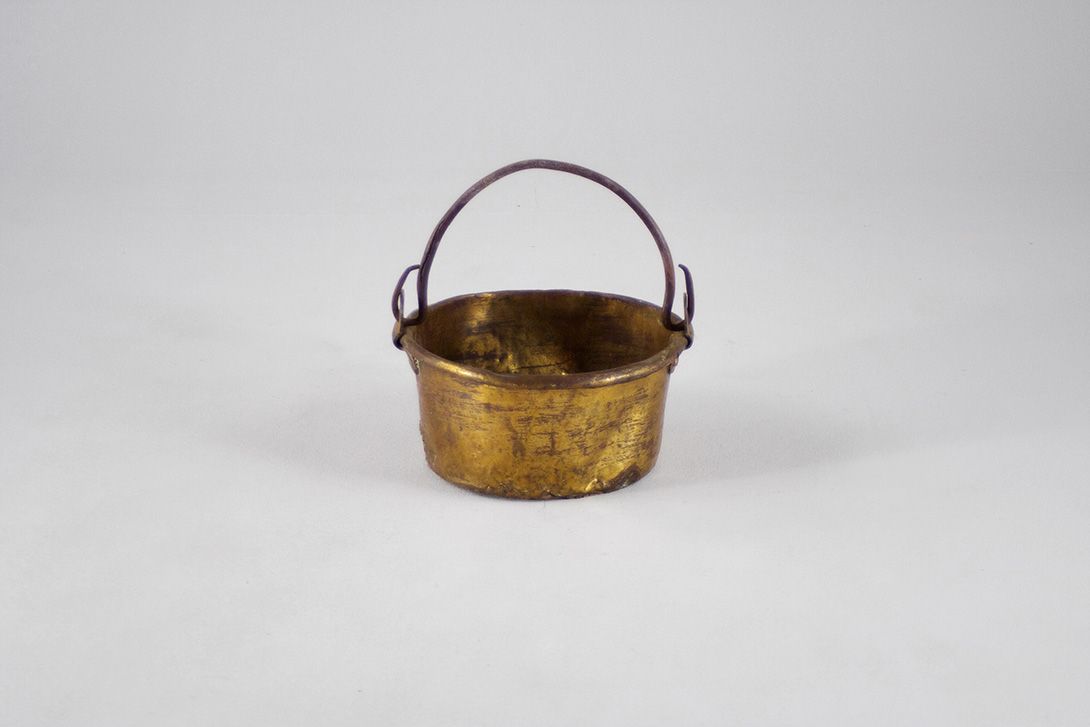 Foto Huguenot Brass Fire Pot 1780