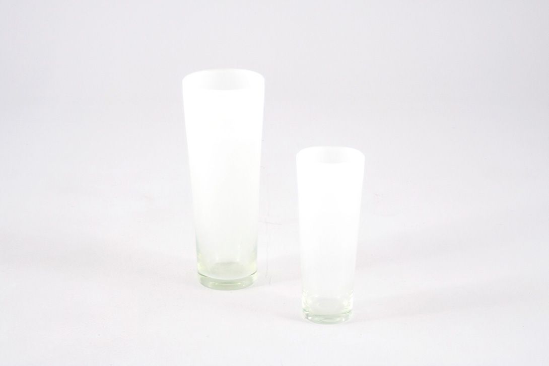 Foto Large Glass Vase or Candle Holder h40