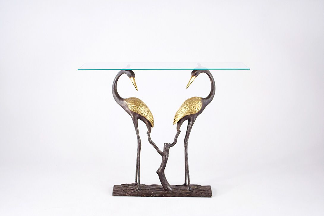 Foto Maison Charles Brass Flamingo Console h97x120x38