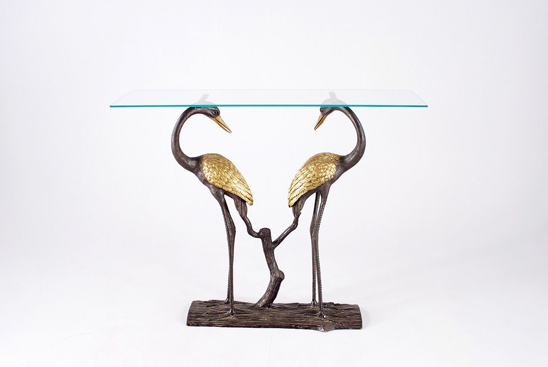 Foto Maison Charles Brass Flamingo Console h97x120x38