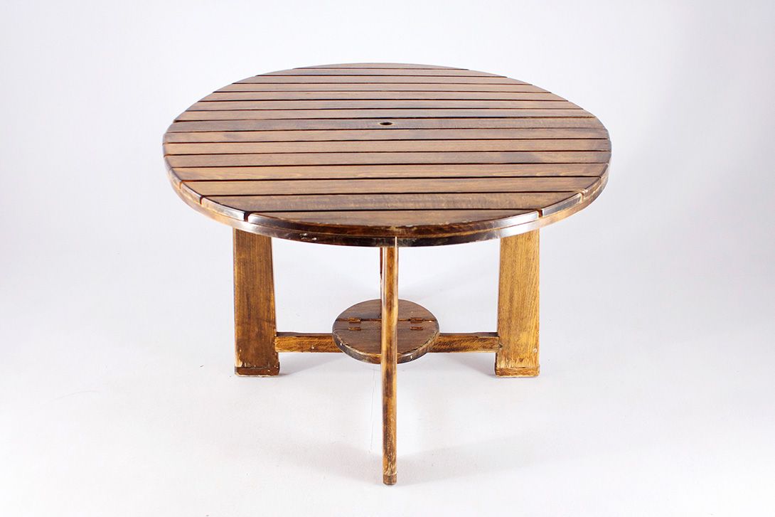 Foto Wooden Folding Garden Table h73x152x113
