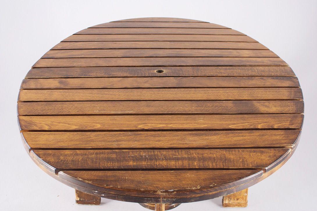Foto Wooden Folding Garden Table h73x152x113