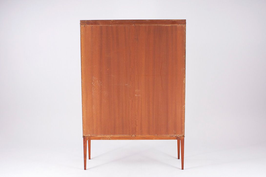 Foto Cherry Wood Glass Cabinet Deutsche Werkstätten 1920 h170x115x42