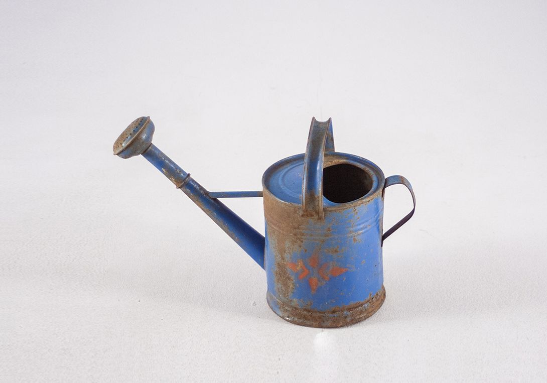 Foto Shiny Blue Watering Can, Metal