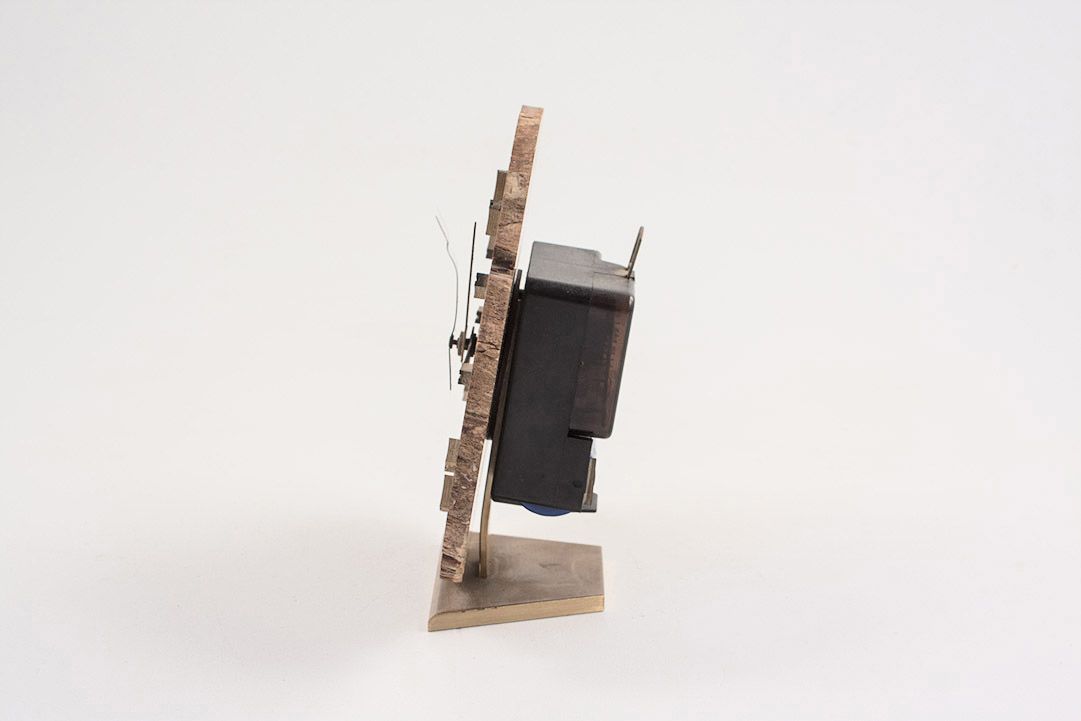 Foto Mineral Coaster Clock