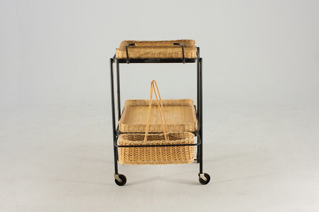 Foto Basket Serving Cart h65x65x42