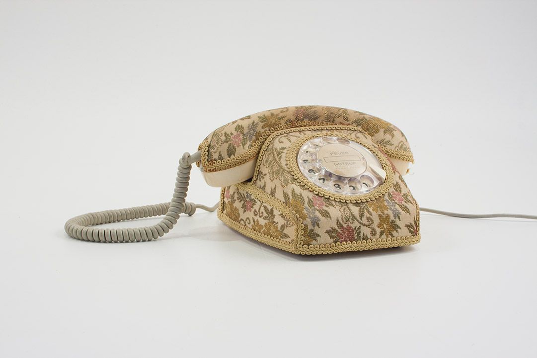 Foto Flower Patterned Telephone