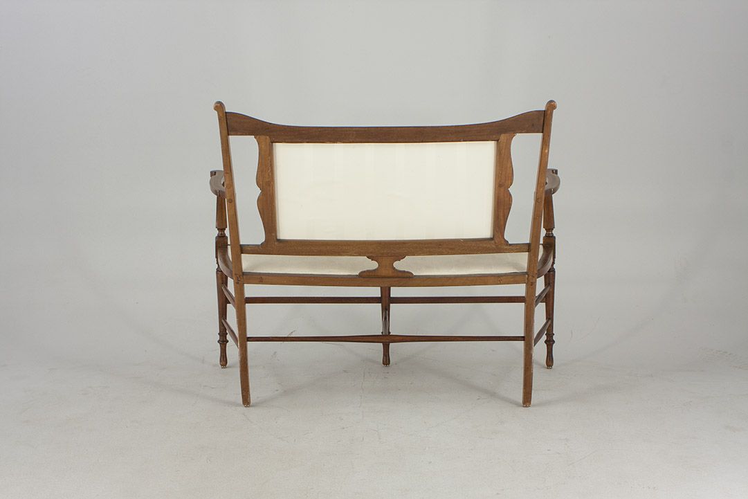 Foto Inlayed Empire Historism Patio Bench