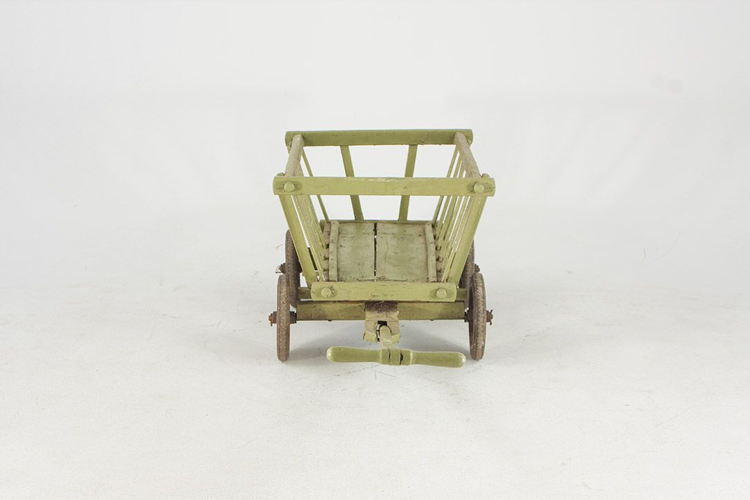Foto Green Wood Handcart Bohemian 1890