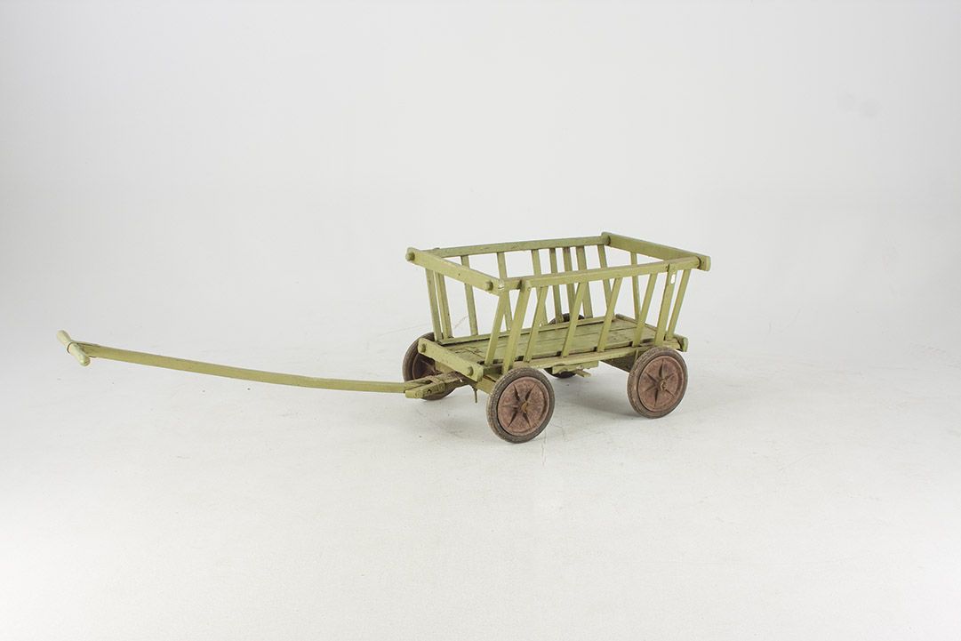 Foto Green Wood Handcart Bohemian 1890