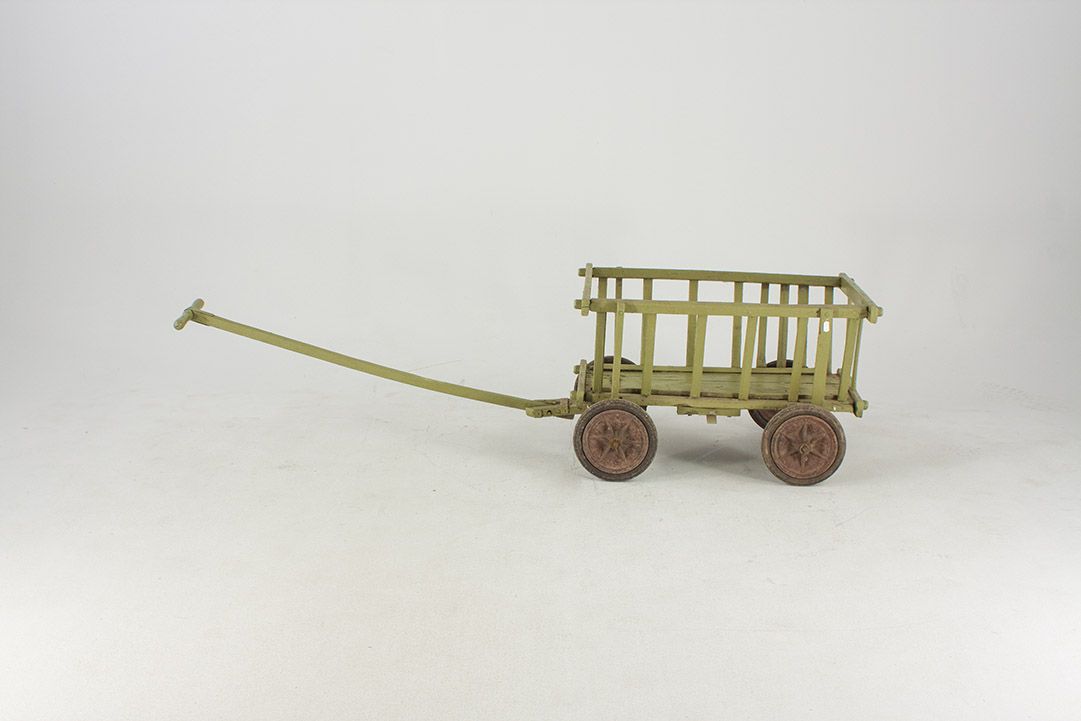 Foto Green Wood Handcart Bohemian 1890