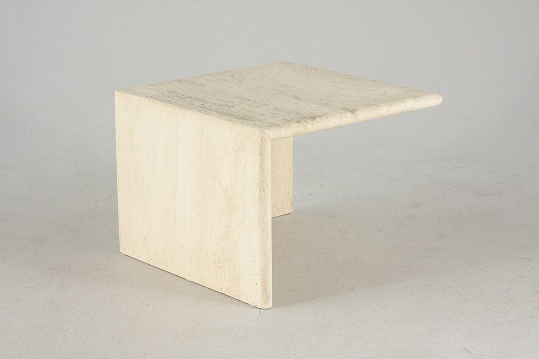 Foto White Marble Side Table h37x50x50 //