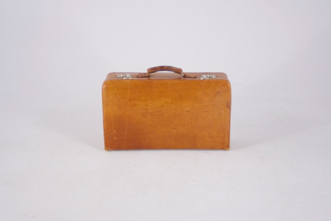 Foto Leather Suitcase, Setin Inlay h32x50x13