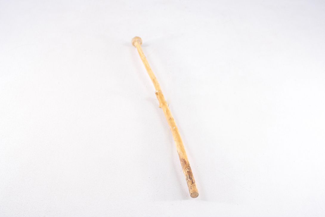 Foto Wooden Cane, Handle Decorated with Blue Stone