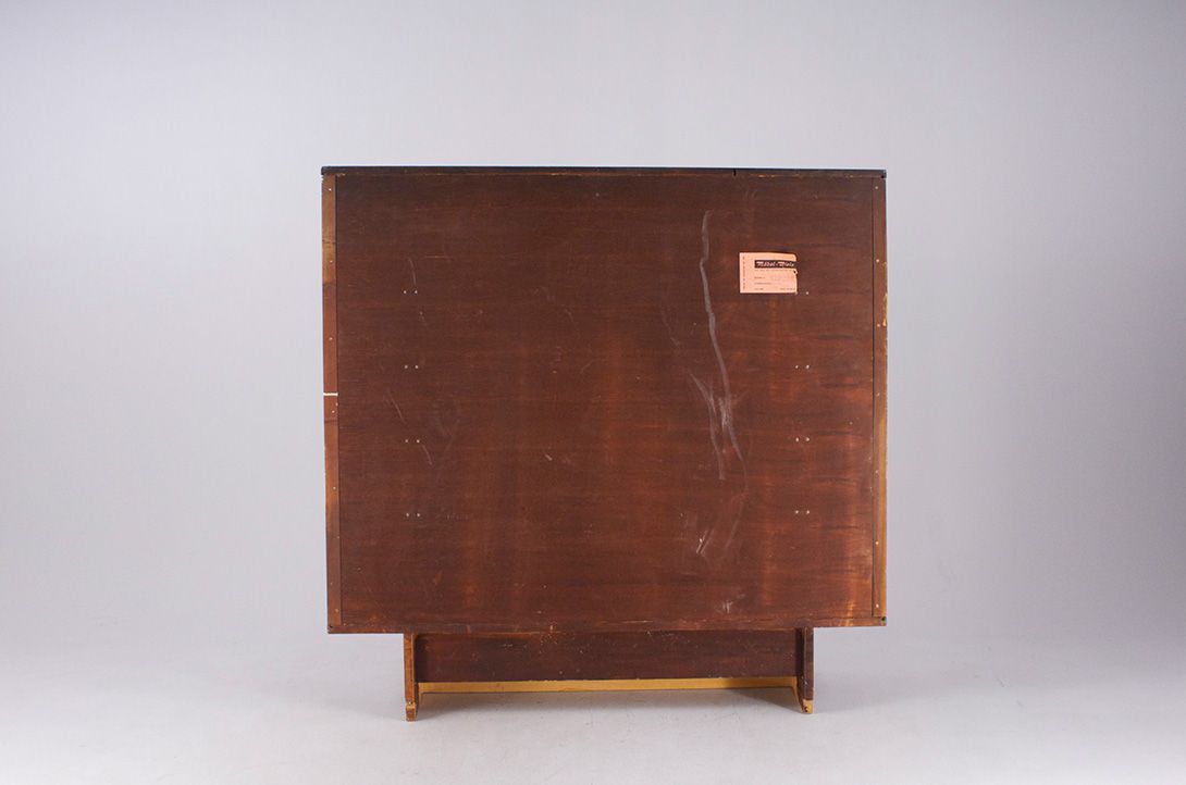 Foto Bauhaus Ebony Cabinet With Glass Front