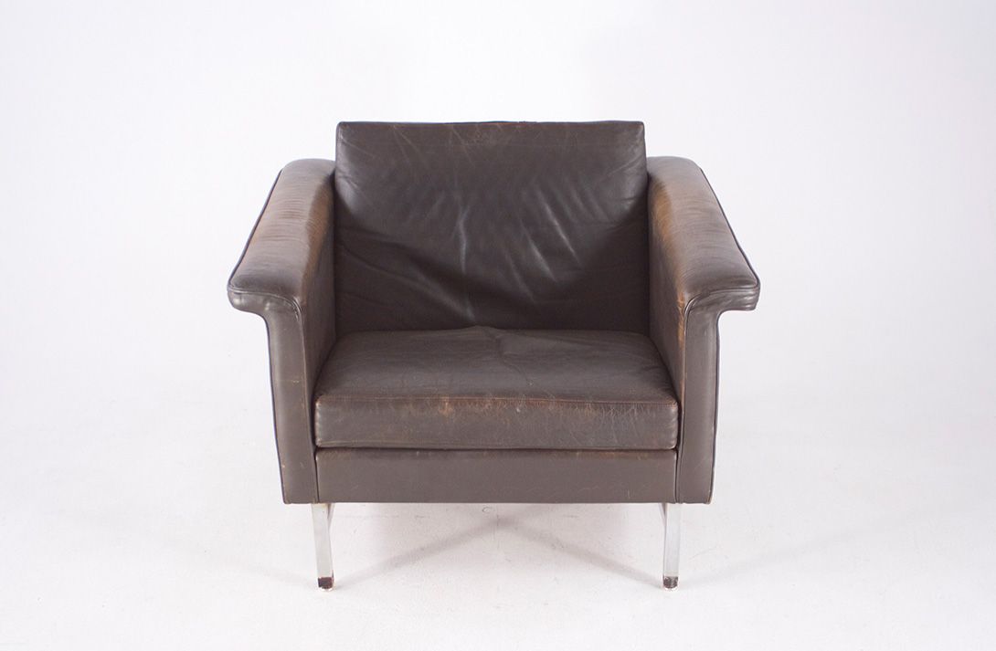 Foto Leather Armchair USA 1965
