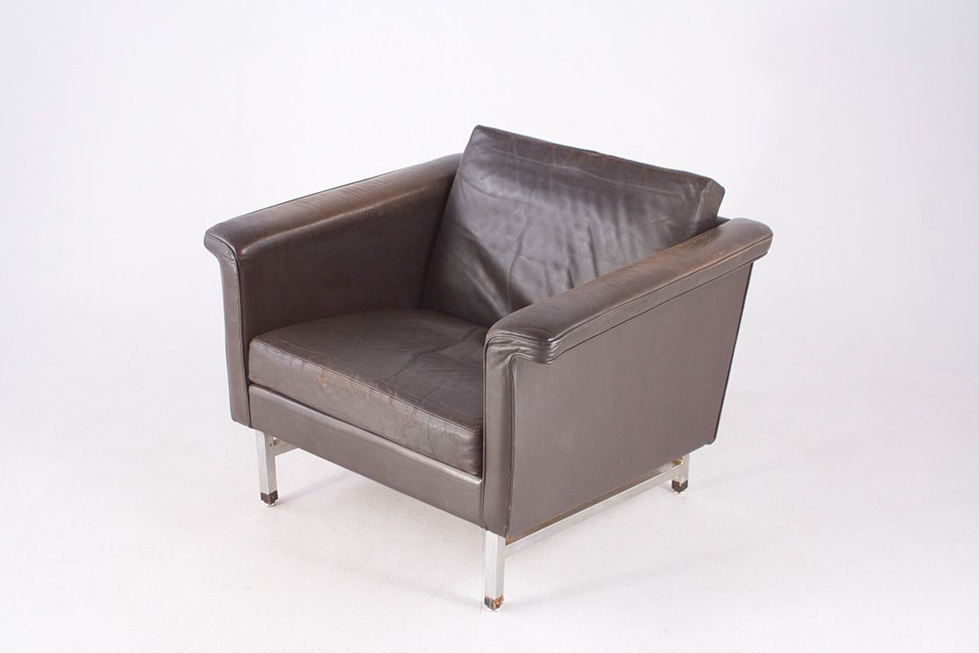 Foto Leather Armchair USA 1965