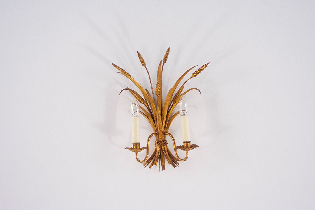Foto Coco Chanel Spica Wall Lamp France 1956 h44
