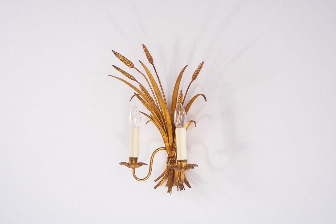 Foto Coco Chanel Spica Wall Lamp France 1956 h44