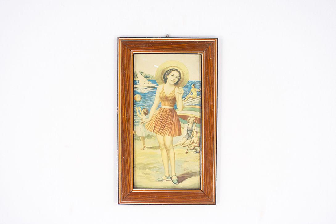 Foto Print Girl at the Beach 1925 h60x36 20E4