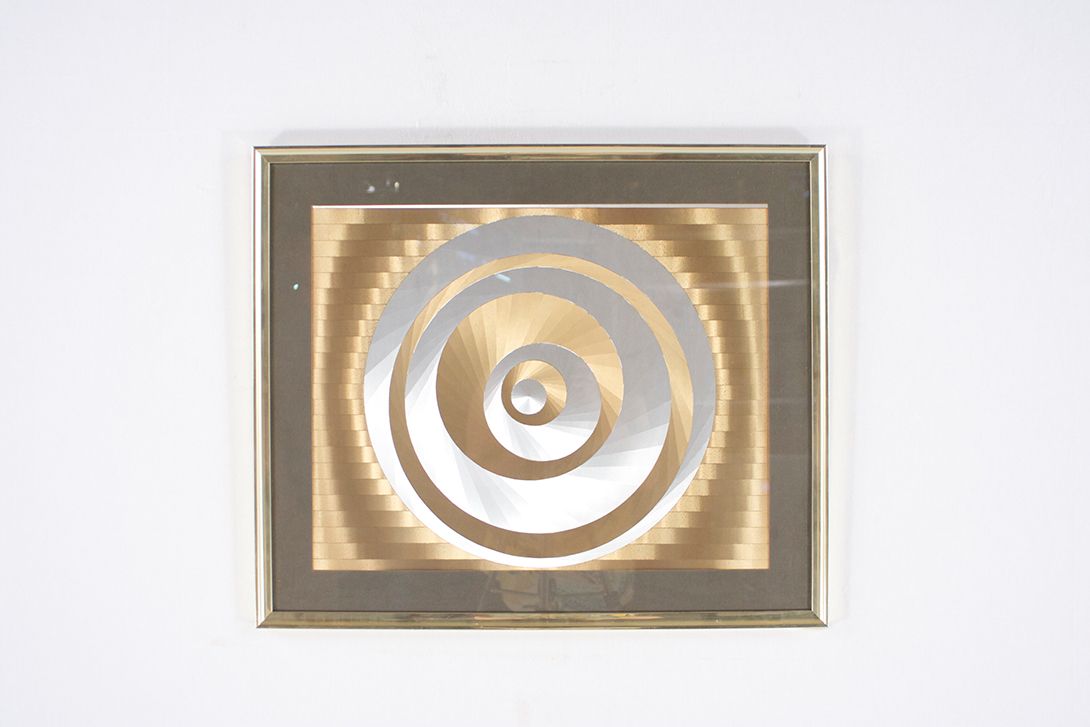 Foto Golden OpArt Spiral h53x63 20A17