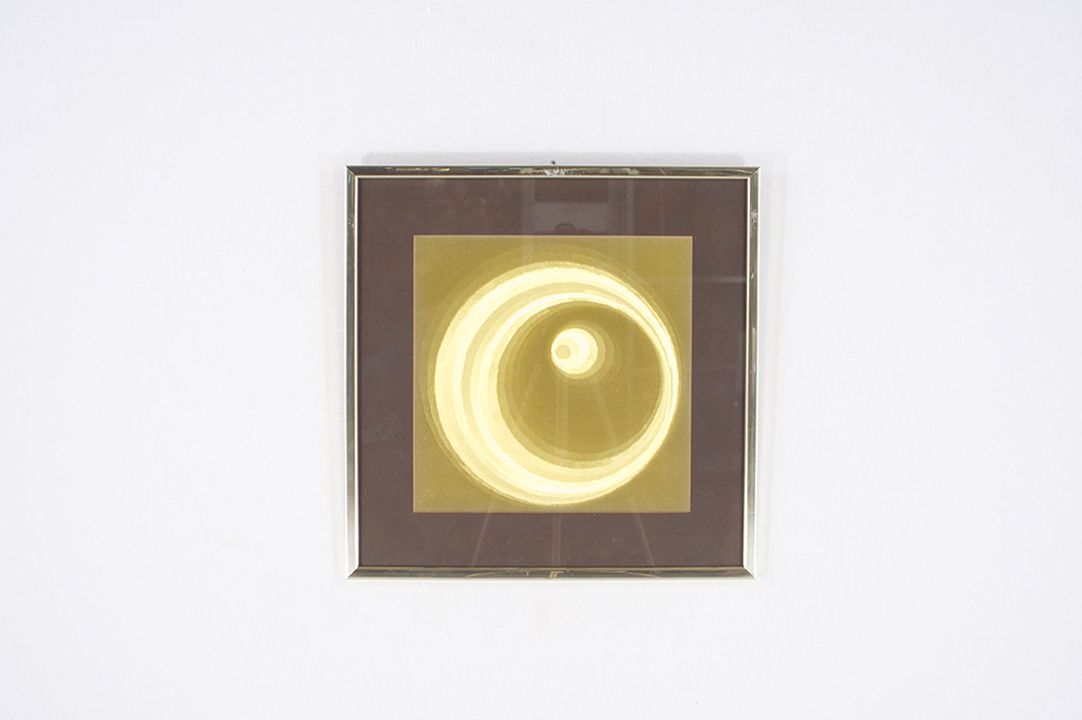 Foto Alloy OpArt Golden Circle h45x45 1968 20A9