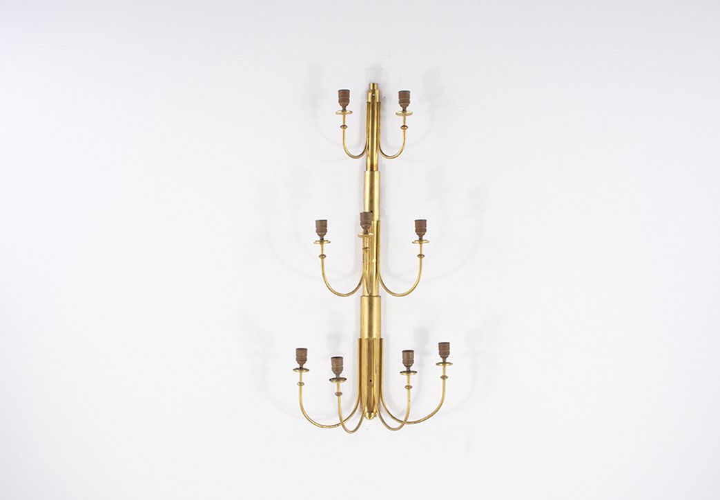 Foto Golden Chandelier Wall Lamp h120