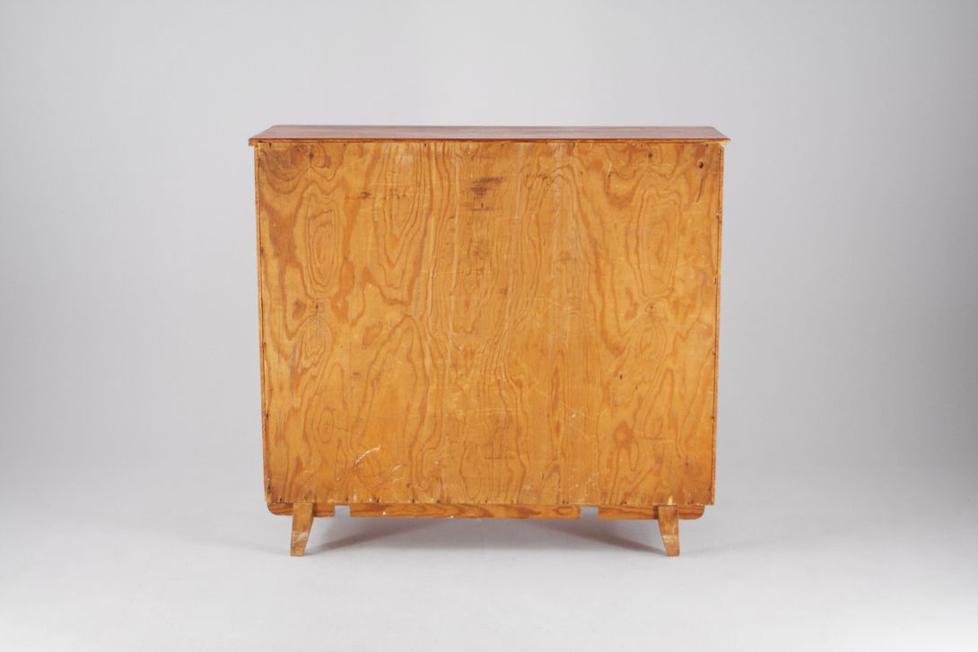 Foto Wooden Commode with Doors Dutch 1955 * h110x120x40
